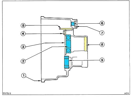 MT75 Rear Gear Hosuing