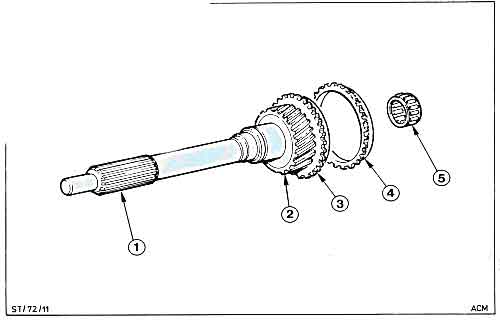 MT75 Drive shaft