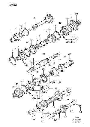 MT75 exploded diagram