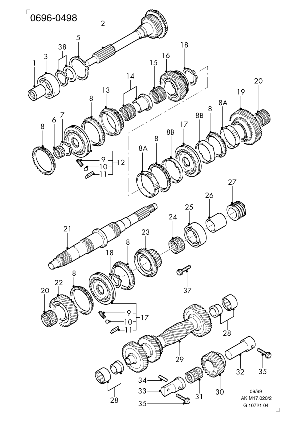 MT75 exploded diagram